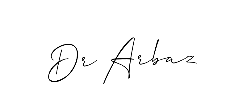 You should practise on your own different ways (Allison_Script) to write your name (Dr Arbaz) in signature. don't let someone else do it for you. Dr Arbaz signature style 2 images and pictures png