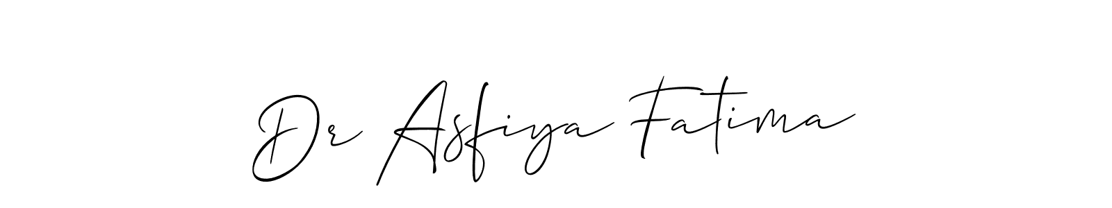 Here are the top 10 professional signature styles for the name Dr Asfiya Fatima. These are the best autograph styles you can use for your name. Dr Asfiya Fatima signature style 2 images and pictures png