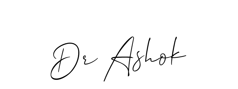 Similarly Allison_Script is the best handwritten signature design. Signature creator online .You can use it as an online autograph creator for name Dr Ashok. Dr Ashok signature style 2 images and pictures png