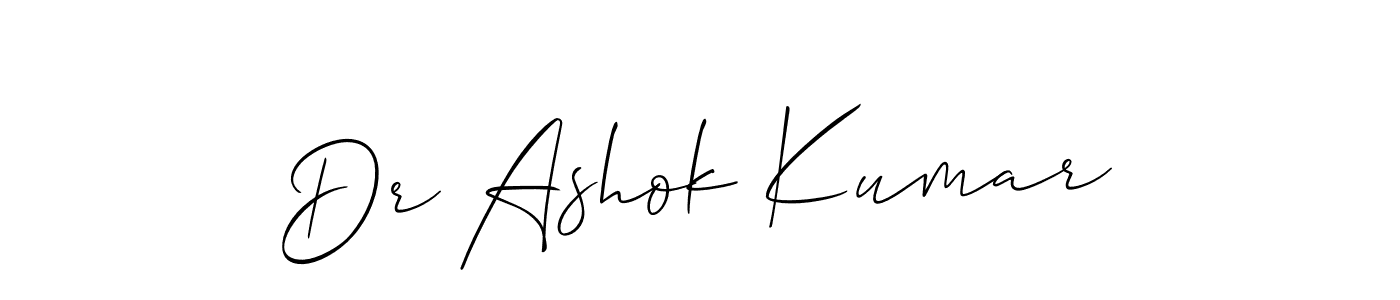 This is the best signature style for the Dr Ashok Kumar name. Also you like these signature font (Allison_Script). Mix name signature. Dr Ashok Kumar signature style 2 images and pictures png