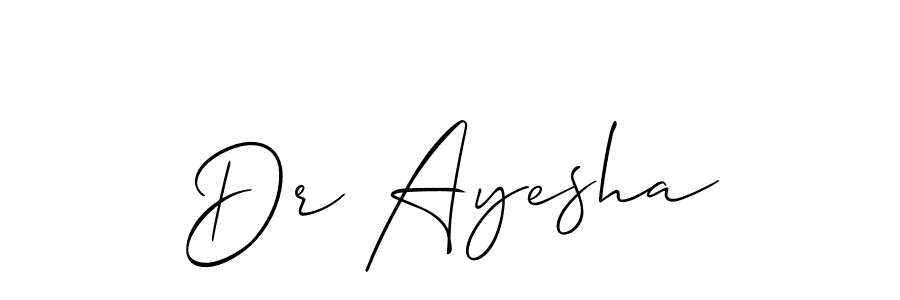 Here are the top 10 professional signature styles for the name Dr Ayesha. These are the best autograph styles you can use for your name. Dr Ayesha signature style 2 images and pictures png
