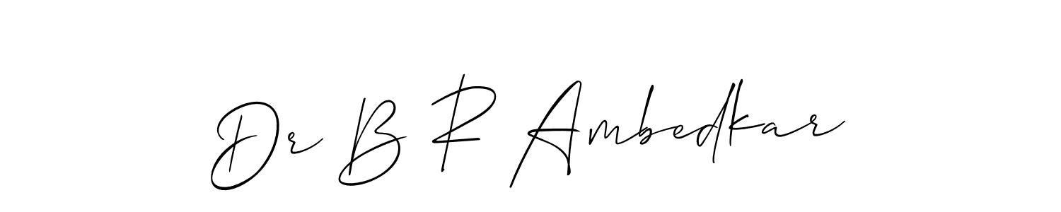 How to Draw Dr B R Ambedkar signature style? Allison_Script is a latest design signature styles for name Dr B R Ambedkar. Dr B R Ambedkar signature style 2 images and pictures png