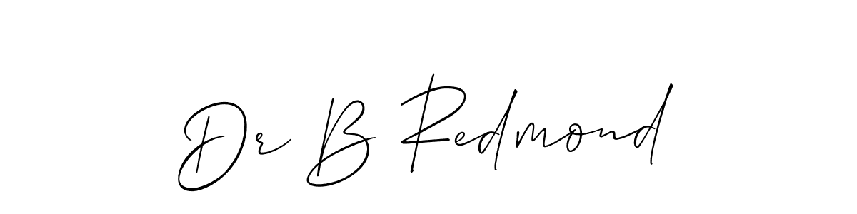 Make a beautiful signature design for name Dr B Redmond. Use this online signature maker to create a handwritten signature for free. Dr B Redmond signature style 2 images and pictures png