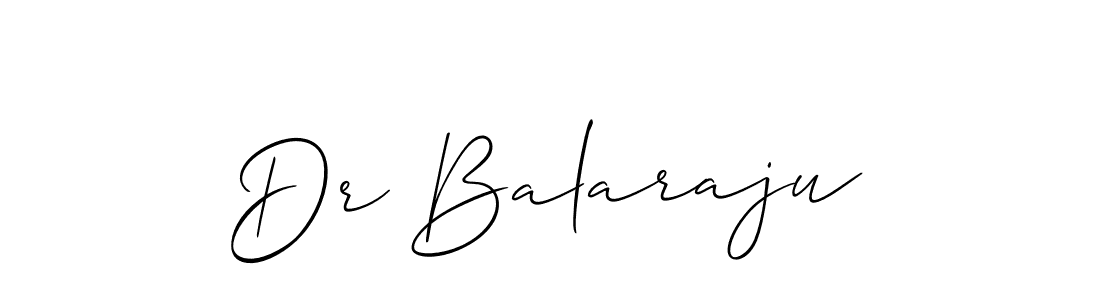 How to make Dr Balaraju signature? Allison_Script is a professional autograph style. Create handwritten signature for Dr Balaraju name. Dr Balaraju signature style 2 images and pictures png