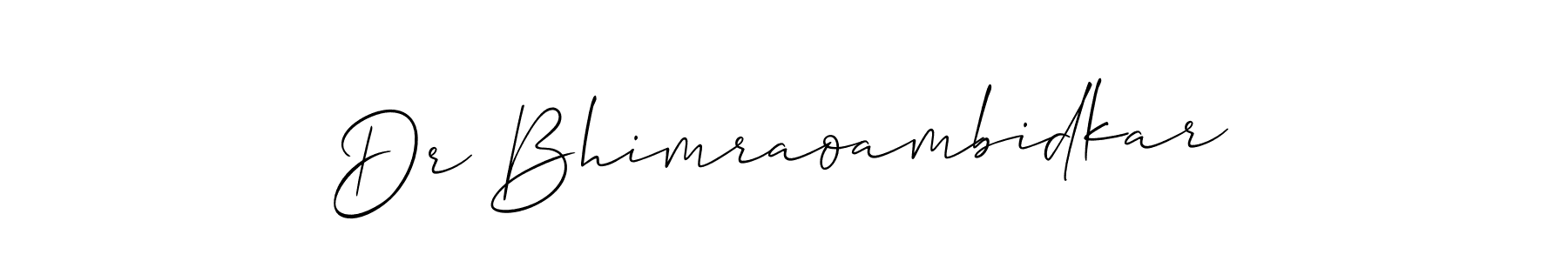 It looks lik you need a new signature style for name Dr Bhimraoambidkar. Design unique handwritten (Allison_Script) signature with our free signature maker in just a few clicks. Dr Bhimraoambidkar signature style 2 images and pictures png