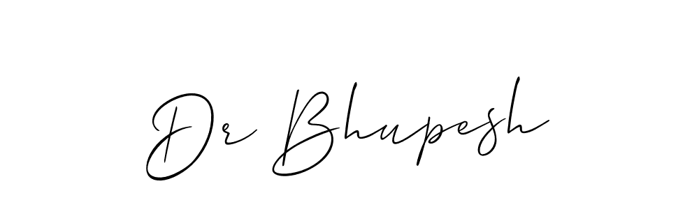 Design your own signature with our free online signature maker. With this signature software, you can create a handwritten (Allison_Script) signature for name Dr Bhupesh. Dr Bhupesh signature style 2 images and pictures png