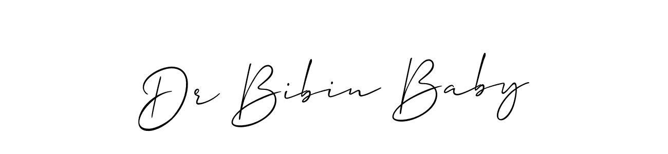 Make a beautiful signature design for name Dr Bibin Baby. Use this online signature maker to create a handwritten signature for free. Dr Bibin Baby signature style 2 images and pictures png