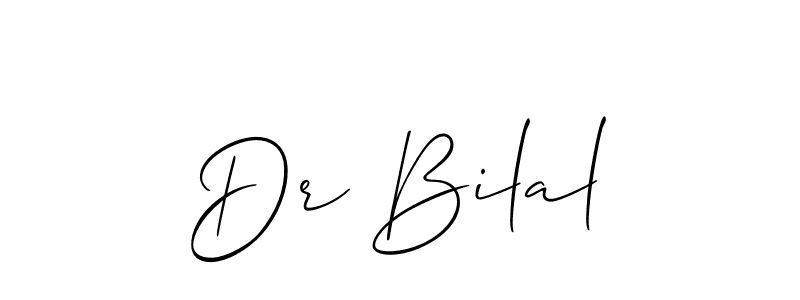 Best and Professional Signature Style for Dr Bilal. Allison_Script Best Signature Style Collection. Dr Bilal signature style 2 images and pictures png