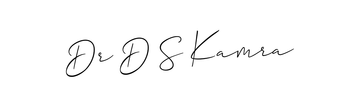 It looks lik you need a new signature style for name Dr D S Kamra. Design unique handwritten (Allison_Script) signature with our free signature maker in just a few clicks. Dr D S Kamra signature style 2 images and pictures png