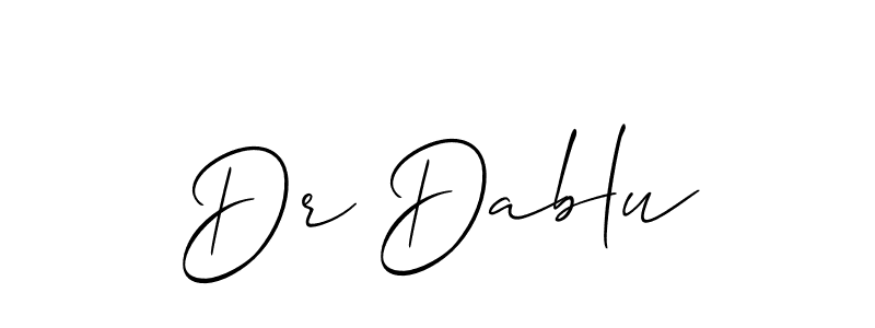 You can use this online signature creator to create a handwritten signature for the name Dr Dablu. This is the best online autograph maker. Dr Dablu signature style 2 images and pictures png