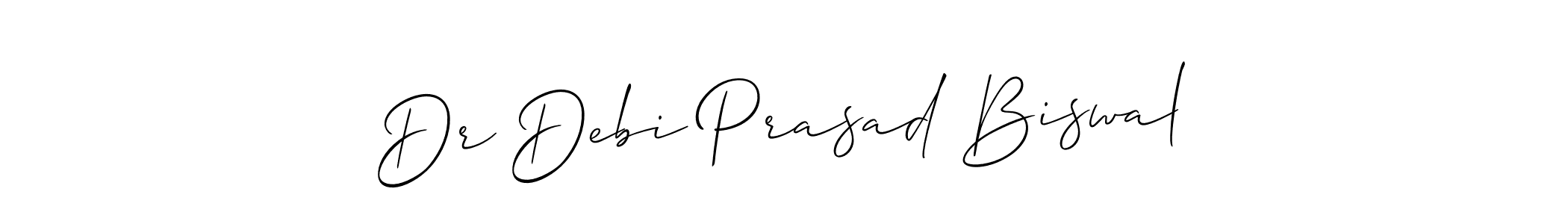 How to make Dr Debi Prasad Biswal name signature. Use Allison_Script style for creating short signs online. This is the latest handwritten sign. Dr Debi Prasad Biswal signature style 2 images and pictures png