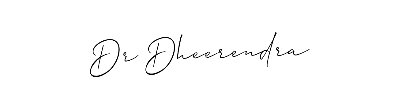 This is the best signature style for the Dr Dheerendra name. Also you like these signature font (Allison_Script). Mix name signature. Dr Dheerendra signature style 2 images and pictures png