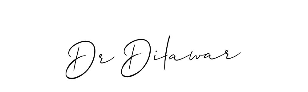 Dr Dilawar stylish signature style. Best Handwritten Sign (Allison_Script) for my name. Handwritten Signature Collection Ideas for my name Dr Dilawar. Dr Dilawar signature style 2 images and pictures png