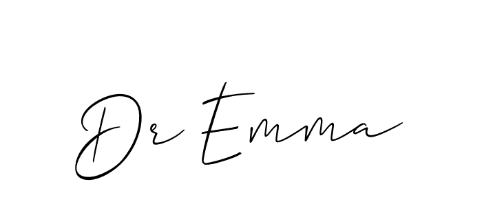 Similarly Allison_Script is the best handwritten signature design. Signature creator online .You can use it as an online autograph creator for name Dr Emma. Dr Emma signature style 2 images and pictures png