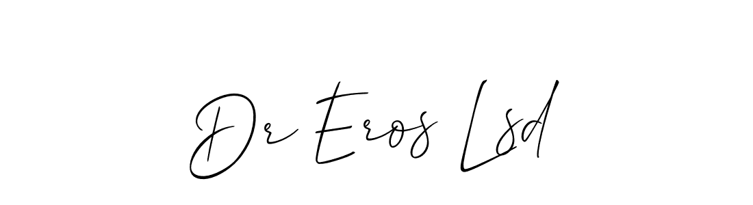 How to make Dr Eros Lsd name signature. Use Allison_Script style for creating short signs online. This is the latest handwritten sign. Dr Eros Lsd signature style 2 images and pictures png