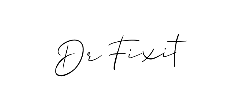 How to make Dr Fixit signature? Allison_Script is a professional autograph style. Create handwritten signature for Dr Fixit name. Dr Fixit signature style 2 images and pictures png