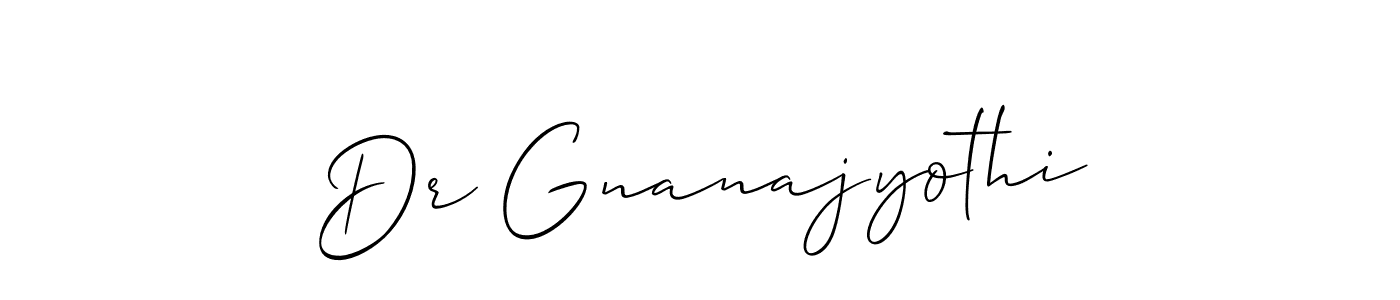 The best way (Allison_Script) to make a short signature is to pick only two or three words in your name. The name Dr Gnanajyothi include a total of six letters. For converting this name. Dr Gnanajyothi signature style 2 images and pictures png