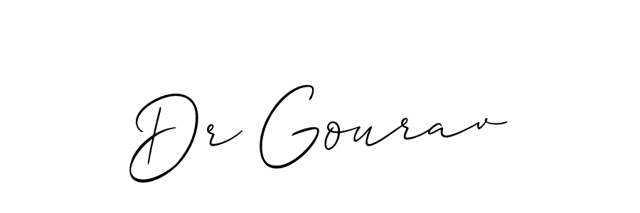 if you are searching for the best signature style for your name Dr Gourav. so please give up your signature search. here we have designed multiple signature styles  using Allison_Script. Dr Gourav signature style 2 images and pictures png