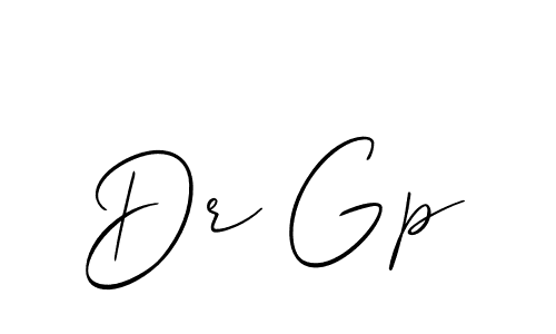 How to make Dr Gp name signature. Use Allison_Script style for creating short signs online. This is the latest handwritten sign. Dr Gp signature style 2 images and pictures png