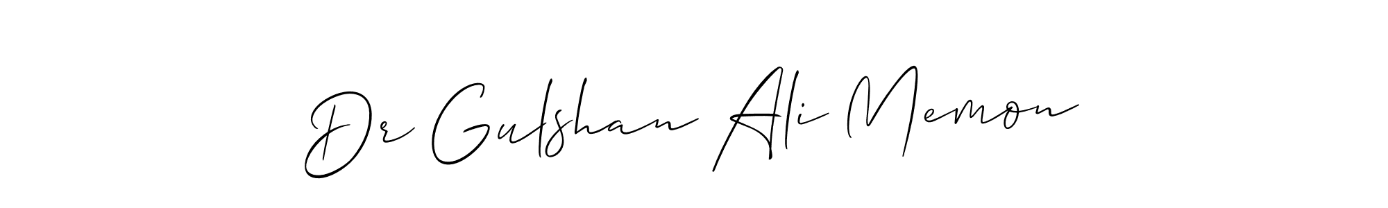 This is the best signature style for the Dr Gulshan Ali Memon name. Also you like these signature font (Allison_Script). Mix name signature. Dr Gulshan Ali Memon signature style 2 images and pictures png