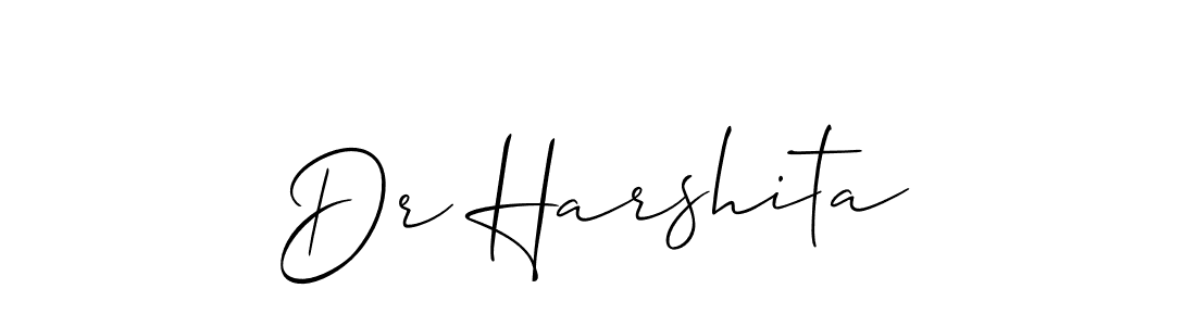 Make a short Dr Harshita signature style. Manage your documents anywhere anytime using Allison_Script. Create and add eSignatures, submit forms, share and send files easily. Dr Harshita signature style 2 images and pictures png