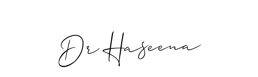 This is the best signature style for the Dr Haseena name. Also you like these signature font (Allison_Script). Mix name signature. Dr Haseena signature style 2 images and pictures png