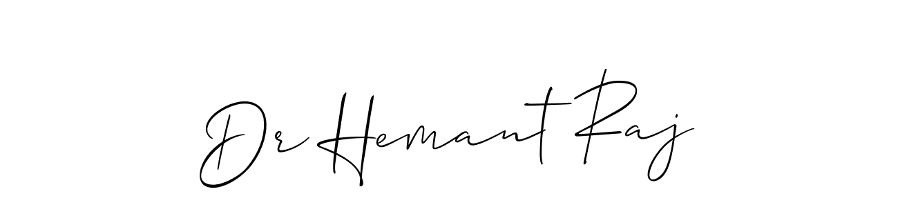 if you are searching for the best signature style for your name Dr Hemant Raj. so please give up your signature search. here we have designed multiple signature styles  using Allison_Script. Dr Hemant Raj signature style 2 images and pictures png