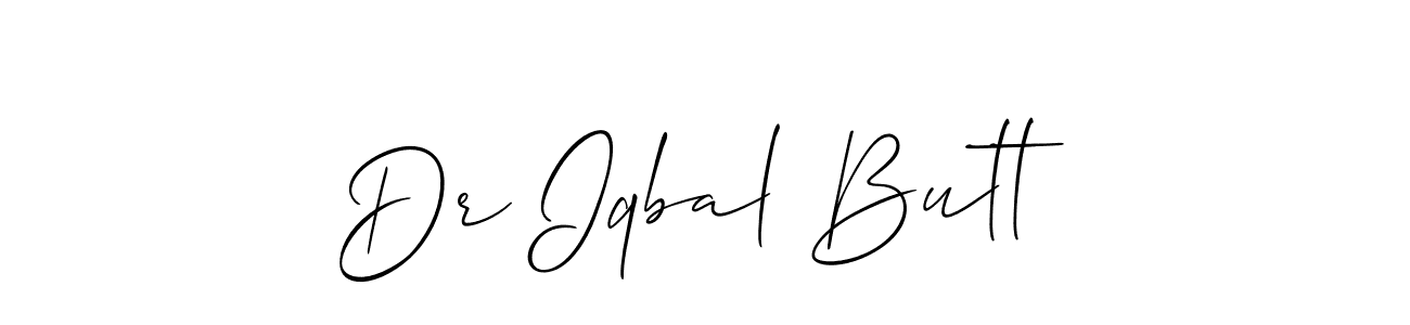 It looks lik you need a new signature style for name Dr Iqbal Butt. Design unique handwritten (Allison_Script) signature with our free signature maker in just a few clicks. Dr Iqbal Butt signature style 2 images and pictures png