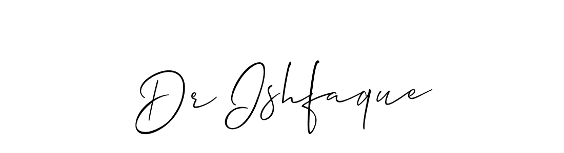 Similarly Allison_Script is the best handwritten signature design. Signature creator online .You can use it as an online autograph creator for name Dr Ishfaque. Dr Ishfaque signature style 2 images and pictures png