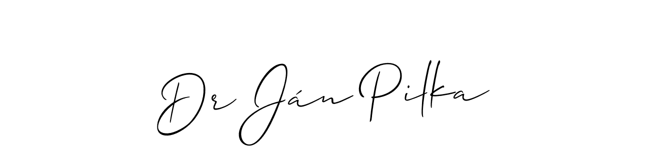 Make a beautiful signature design for name Dr Ján Pilka. With this signature (Allison_Script) style, you can create a handwritten signature for free. Dr Ján Pilka signature style 2 images and pictures png