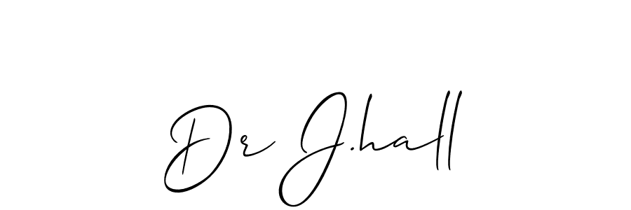 Also we have Dr J.hall name is the best signature style. Create professional handwritten signature collection using Allison_Script autograph style. Dr J.hall signature style 2 images and pictures png