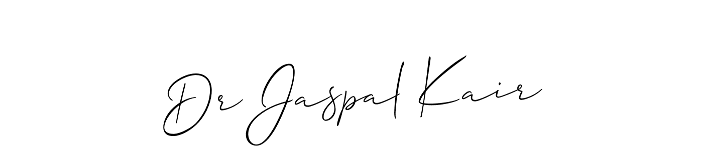 Similarly Allison_Script is the best handwritten signature design. Signature creator online .You can use it as an online autograph creator for name Dr Jaspal Kair. Dr Jaspal Kair signature style 2 images and pictures png