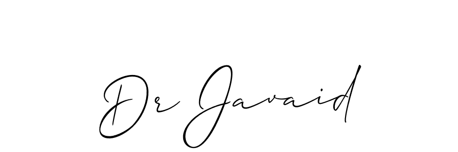 How to Draw Dr Javaid signature style? Allison_Script is a latest design signature styles for name Dr Javaid. Dr Javaid signature style 2 images and pictures png