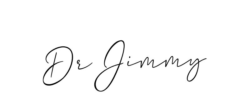 Also we have Dr Jimmy name is the best signature style. Create professional handwritten signature collection using Allison_Script autograph style. Dr Jimmy signature style 2 images and pictures png