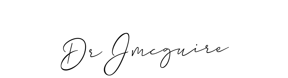 The best way (Allison_Script) to make a short signature is to pick only two or three words in your name. The name Dr Jmcguire include a total of six letters. For converting this name. Dr Jmcguire signature style 2 images and pictures png