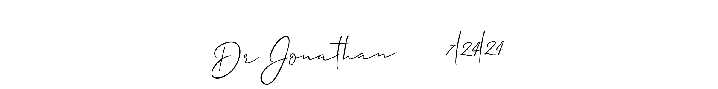 How to Draw Dr Jonathan      7l24l24 signature style? Allison_Script is a latest design signature styles for name Dr Jonathan      7l24l24. Dr Jonathan      7l24l24 signature style 2 images and pictures png