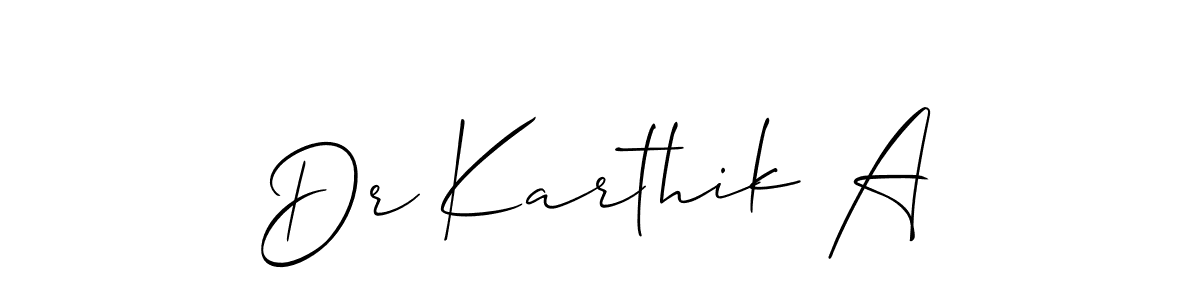 Here are the top 10 professional signature styles for the name Dr Karthik A. These are the best autograph styles you can use for your name. Dr Karthik A signature style 2 images and pictures png