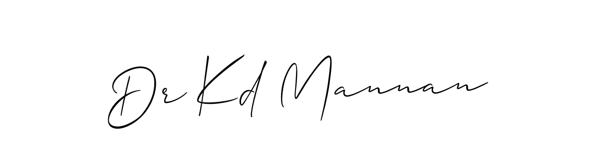 Also You can easily find your signature by using the search form. We will create Dr Kd Mannan name handwritten signature images for you free of cost using Allison_Script sign style. Dr Kd Mannan signature style 2 images and pictures png