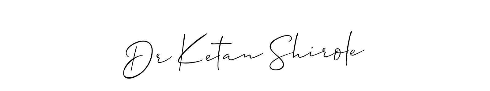 Here are the top 10 professional signature styles for the name Dr Ketan Shirole. These are the best autograph styles you can use for your name. Dr Ketan Shirole signature style 2 images and pictures png