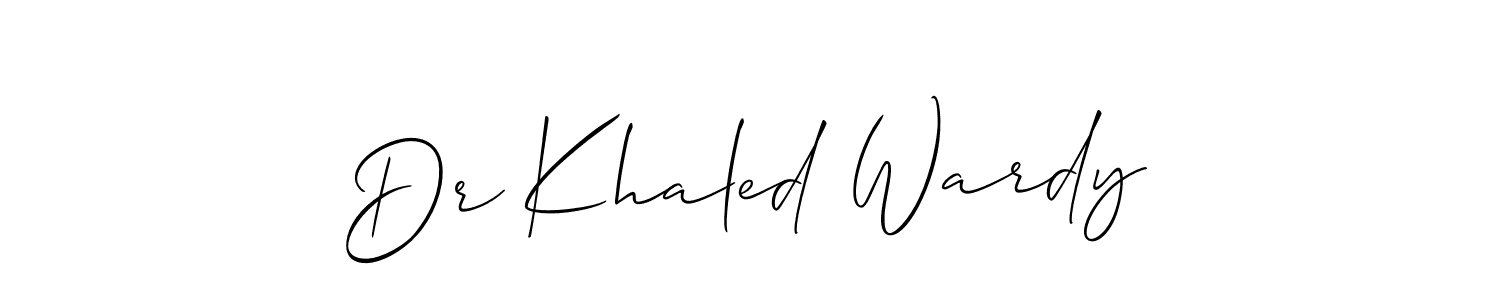 Check out images of Autograph of Dr Khaled Wardy name. Actor Dr Khaled Wardy Signature Style. Allison_Script is a professional sign style online. Dr Khaled Wardy signature style 2 images and pictures png