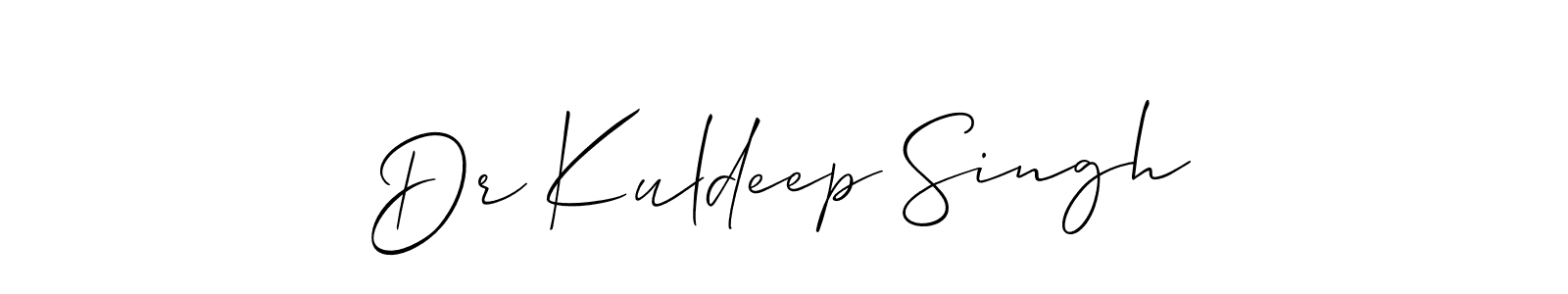 Best and Professional Signature Style for Dr Kuldeep Singh. Allison_Script Best Signature Style Collection. Dr Kuldeep Singh signature style 2 images and pictures png