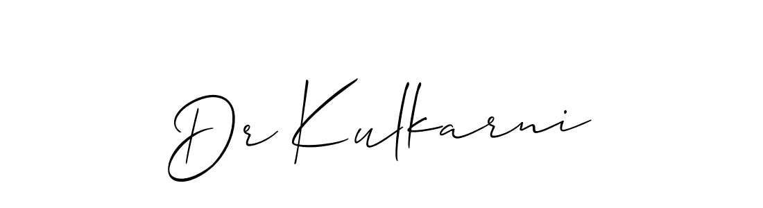 Once you've used our free online signature maker to create your best signature Allison_Script style, it's time to enjoy all of the benefits that Dr Kulkarni name signing documents. Dr Kulkarni signature style 2 images and pictures png