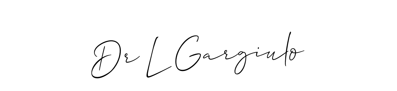 Check out images of Autograph of Dr L Gargiulo name. Actor Dr L Gargiulo Signature Style. Allison_Script is a professional sign style online. Dr L Gargiulo signature style 2 images and pictures png