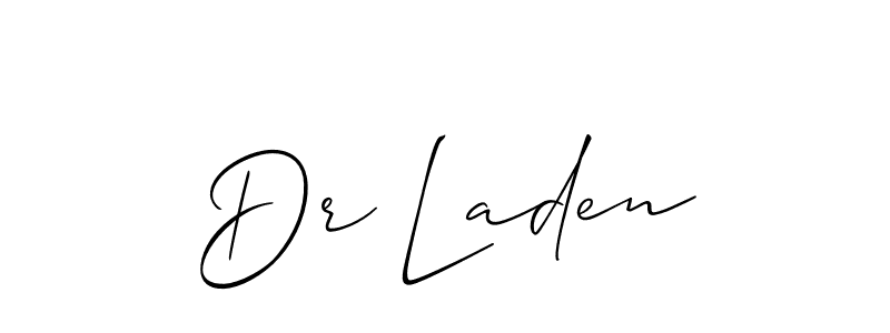 How to make Dr Laden name signature. Use Allison_Script style for creating short signs online. This is the latest handwritten sign. Dr Laden signature style 2 images and pictures png