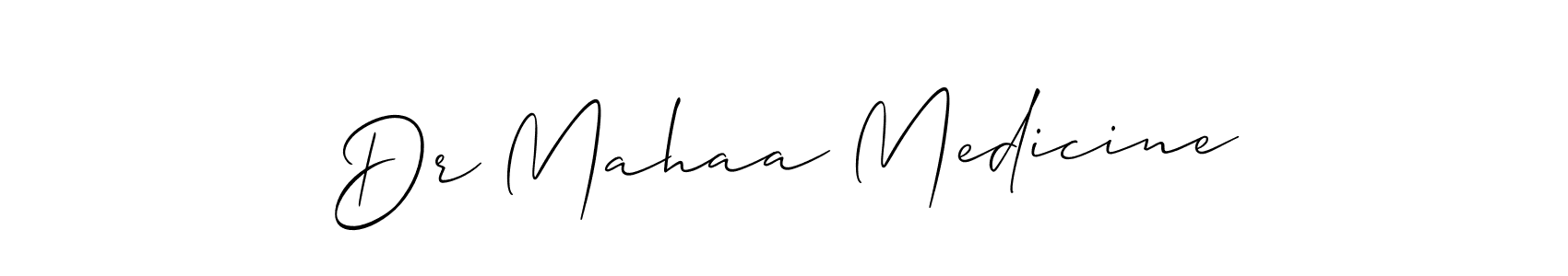 Once you've used our free online signature maker to create your best signature Allison_Script style, it's time to enjoy all of the benefits that Dr Mahaa Medicine name signing documents. Dr Mahaa Medicine signature style 2 images and pictures png
