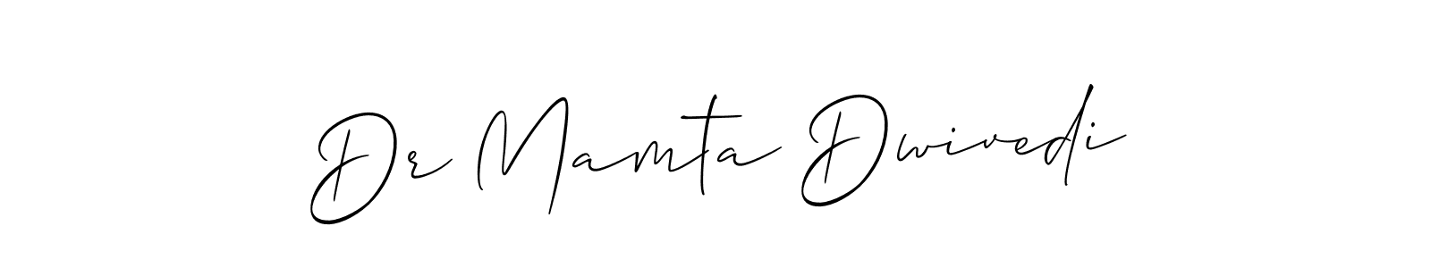 It looks lik you need a new signature style for name Dr Mamta Dwivedi. Design unique handwritten (Allison_Script) signature with our free signature maker in just a few clicks. Dr Mamta Dwivedi signature style 2 images and pictures png