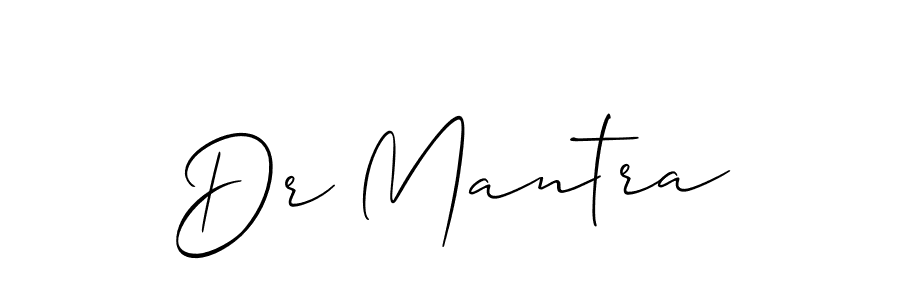 The best way (Allison_Script) to make a short signature is to pick only two or three words in your name. The name Dr Mantra include a total of six letters. For converting this name. Dr Mantra signature style 2 images and pictures png