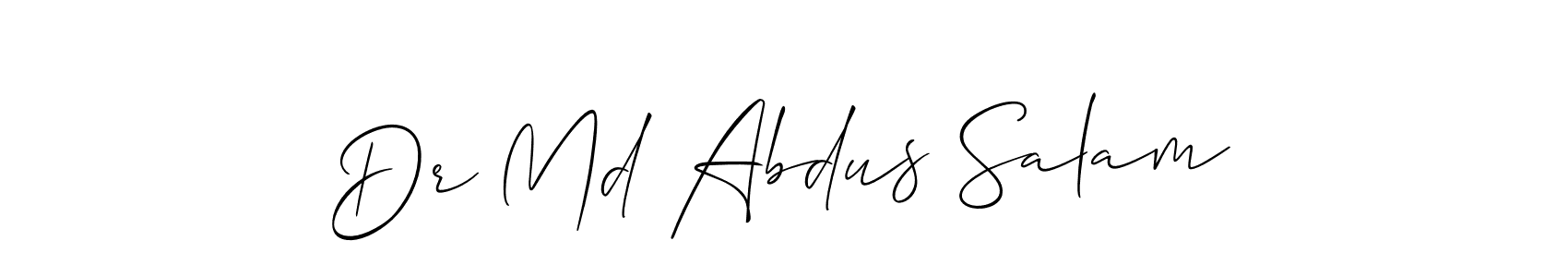 Once you've used our free online signature maker to create your best signature Allison_Script style, it's time to enjoy all of the benefits that Dr Md Abdus Salam name signing documents. Dr Md Abdus Salam signature style 2 images and pictures png