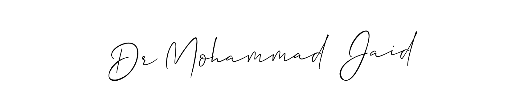 How to Draw Dr Mohammad  Jaid signature style? Allison_Script is a latest design signature styles for name Dr Mohammad  Jaid. Dr Mohammad  Jaid signature style 2 images and pictures png