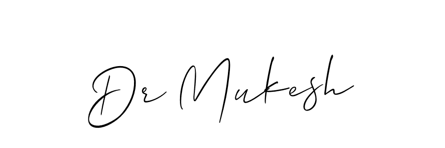 Dr Mukesh stylish signature style. Best Handwritten Sign (Allison_Script) for my name. Handwritten Signature Collection Ideas for my name Dr Mukesh. Dr Mukesh signature style 2 images and pictures png